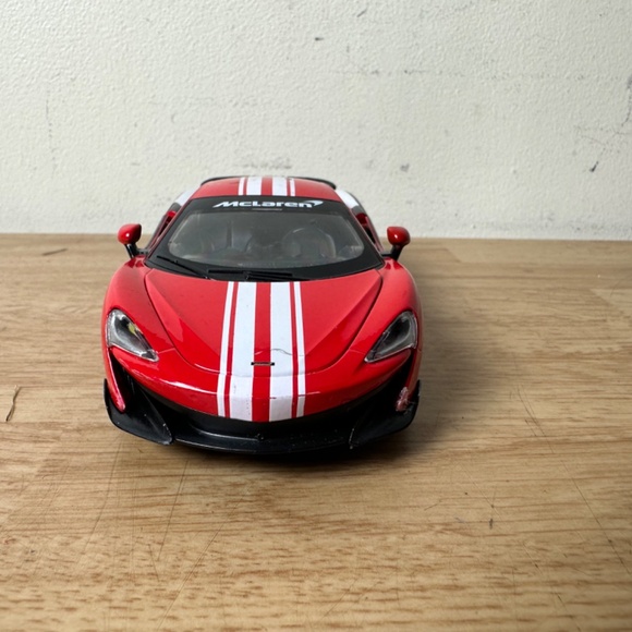 RMZ CITY - MCLAREN 600LT - RED METAL DIE-CAST 6" PULL BACK TOY CAR #6994 - Picture 5 of 8